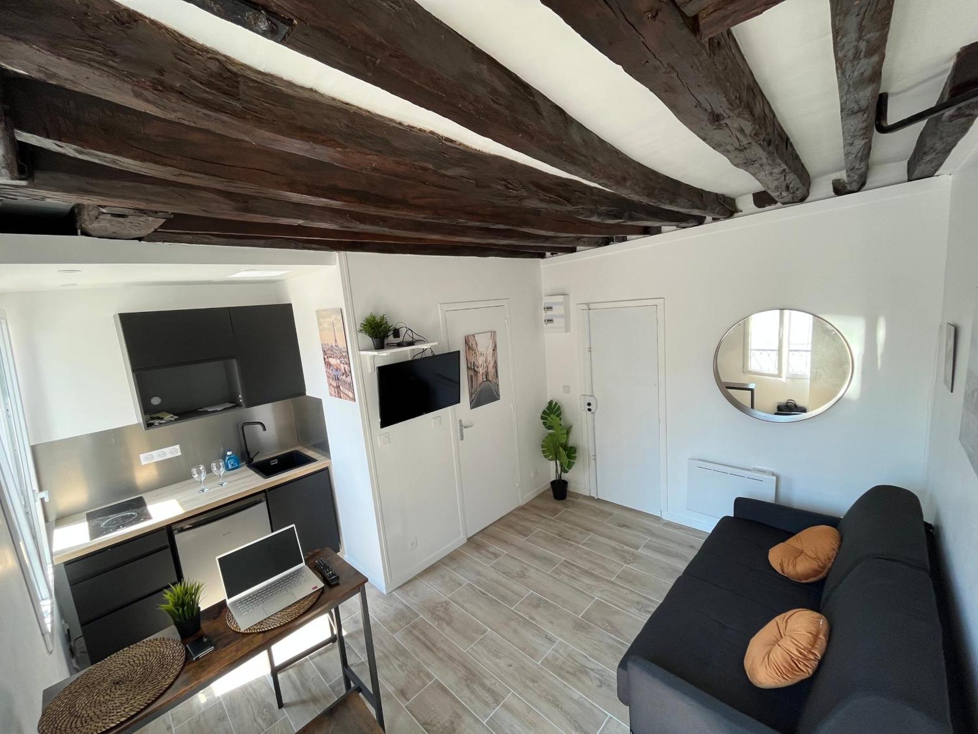 Charmant Studio Au Coeur Du Marais 파리 외부 사진